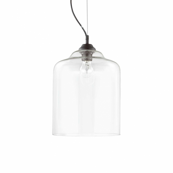 Hängande Ideal Lux Bistro SP1 Square transparent-112305 i gruppen BELYSNING / Suspension hos NordiskaDeko Djursholm (112305)