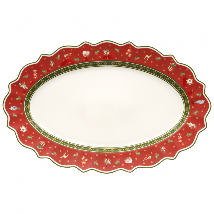 Toy's Delight oval serveringstallrik 50x31cm, Villeroy&Boch-1485852910 i gruppen SERVERING / Tallrikar / Jultallrikar hos NordiskaDeko Djursholm (4003683490638)