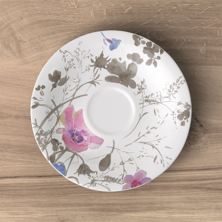 Mariefleur Gris Basic fat till frukostkopp, 19 cm, Villeroy&Boch 1041041250 i gruppen SERVERING / Tallrikar / Jultallrikar hos NordiskaDeko Djursholm (4003686188785)