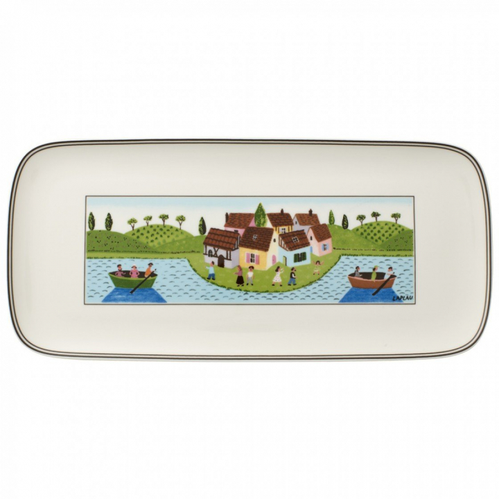 Tallrik Villeroy & Boch Charm & Breakfast Design Naif Sandwich 35x16 cm-208858 i gruppen SERVERING / Tallrikar / Övriga tallrikar hos NordiskaDeko Djursholm (4003686208858)