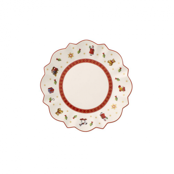 Toy's Delight vit brödtallrik 17cm, Villeroy&Boch Christmas-1485852662 i gruppen SERVERING / Tallrikar / Jultallrikar hos NordiskaDeko Djursholm (4003686219694)