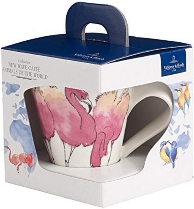 Villeroy & Boch NewWafe Flamingo kaffemugg (presentförpackning) ‎1041559100 i gruppen SERVERING / Muggar & koppar / Kaffekoppar hos NordiskaDeko Djursholm (4003686262218)