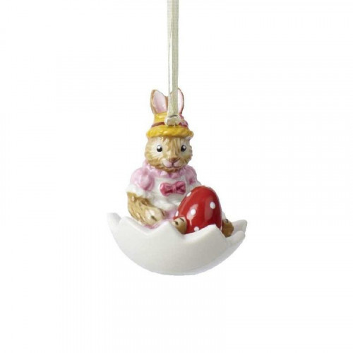 Villeroy & Boch Bunny Tales Ornament Kanin Anna i Ägg - Hängare 5 cm-1486626852 i gruppen INREDNING / Dekoration / Påskdekorationer & påskpynt hos NordiskaDeko Djursholm (4003686356023)