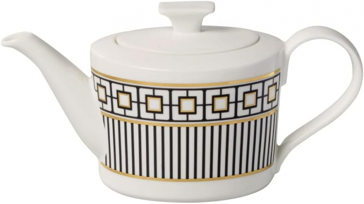  MetroChic kaffekanna/tekanna,premium benporslin, Villeroy & Boch- 1046520460 i gruppen SERVERING / Kannor & karaffer / Tekannor hos NordiskaDeko Djursholm (4003686362475)