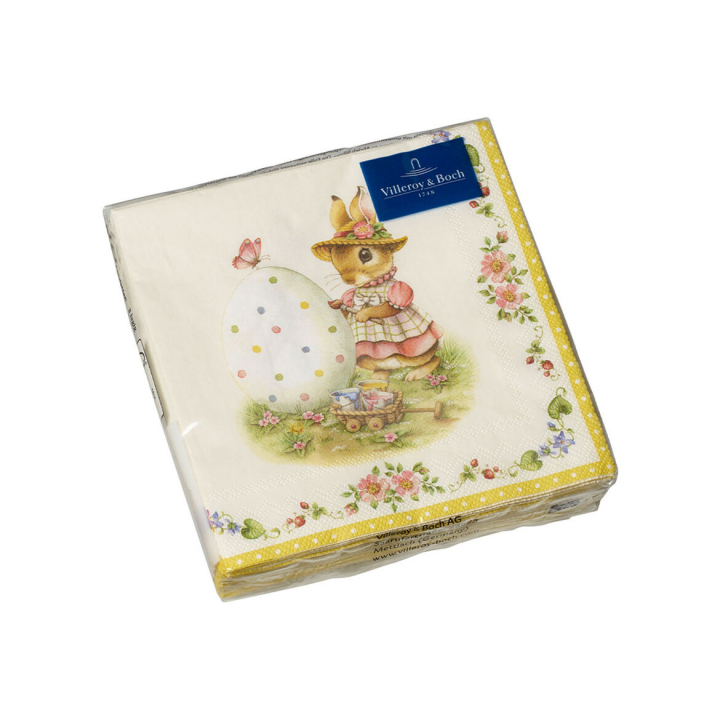 Spring Fantasy servetter, Anna & Paul, 25 x 25 cm, 20 st. Villeroy&Boch, 3590720030 i gruppen SERVERING / Textile / Servetter & servetteringar hos NordiskaDeko Djursholm (4003686365278)