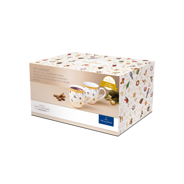 Toy's Delight, set med 2 muggar, jubileumsutgåva, Villeroy&Boch-1485858445 i gruppen SERVERING / Muggar & koppar / Julkoppar hos NordiskaDeko Djursholm (4003686395169)