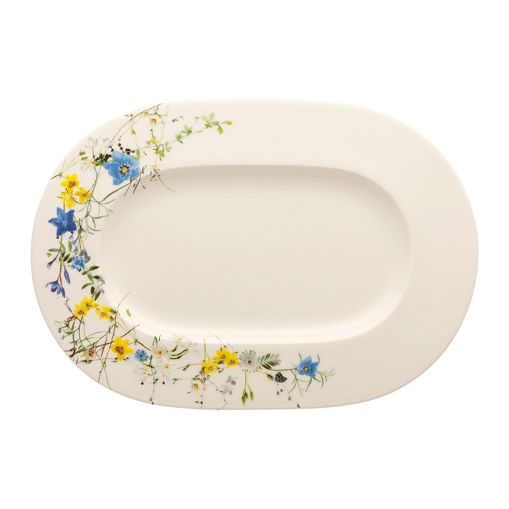 Rosenthal Brillance Fleurs des Alpes Tallrik 34 cm - 531342 i gruppen SERVERING / Tallrikar / Övriga tallrikar hos NordiskaDeko Djursholm (4012438531342)