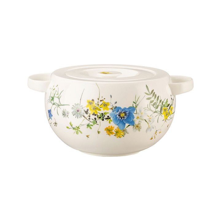 Rosenthal Brillance Fleurs des Alpes Täckt grönsaksskål - 531366 i gruppen SERVERING / Tallrikar / Serveringsskålar hos NordiskaDeko Djursholm (4012438531366)