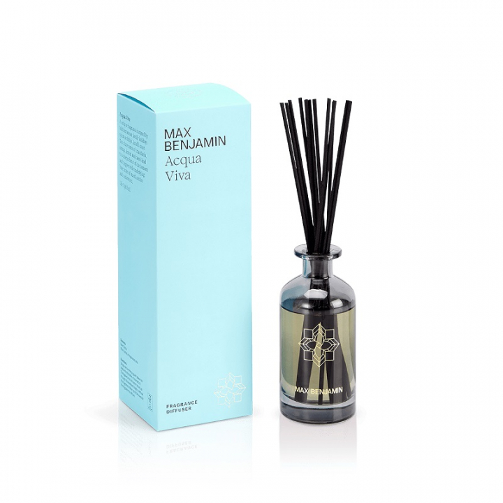 Max Benjamin Reed Diffuser -Acqua Viva 150ml, RB-D06 i gruppen INREDNING / Ljusstakar & ljuslyktor / Doftljus hos NordiskaDeko Djursholm (5391533717028)