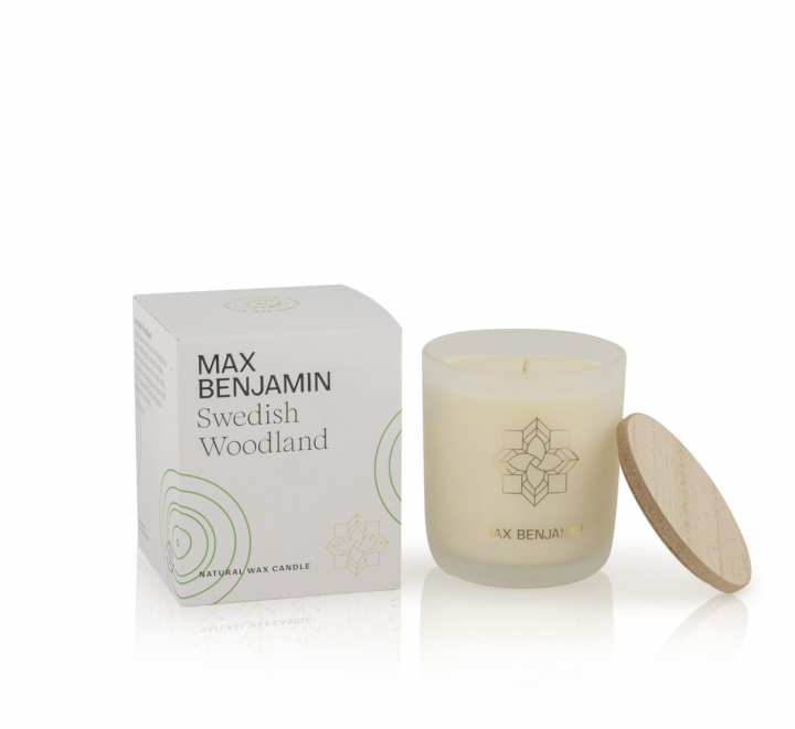 Max Benjamin Candle - Swedish Woodland 210 g RB-C21 i gruppen INREDNING / Ljusstakar & ljuslyktor / Doftljus hos NordiskaDeko Djursholm (5391533719916)