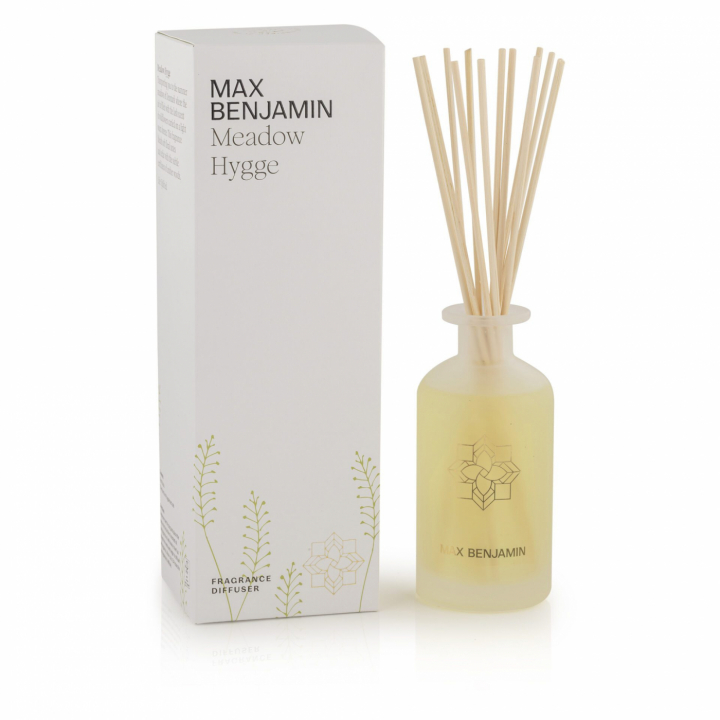 Max Benjamin Reed Diffuser - Meadow Hygge 150ml, RB-D23 i gruppen INREDNING / Ljusstakar & ljuslyktor / Doftljus hos NordiskaDeko Djursholm (5391533719954)