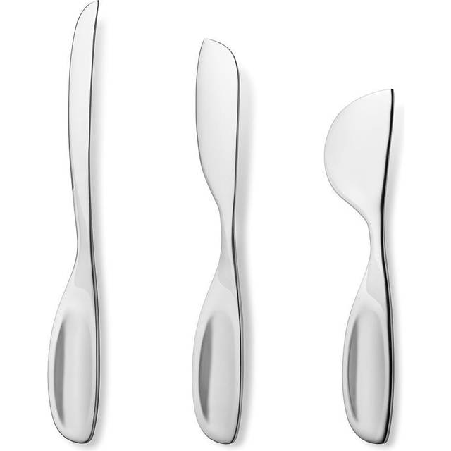 Georg Jensen Alfredo Ostknivar Set-3390214 i gruppen KÖK & DELI / Knivtillbehör & köksknivar / Övriga knivar hos NordiskaDeko Djursholm (5705145170001)