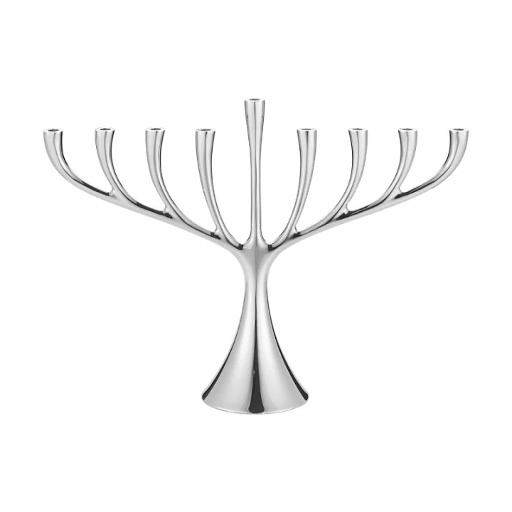 Georg Jensen COBRA Menorah ljusstake SS spegel, Stor - 10020221 i gruppen INREDNING / Ljusstakar & ljuslyktor / Ljusstakar hos NordiskaDeko Djursholm (5713275239765)