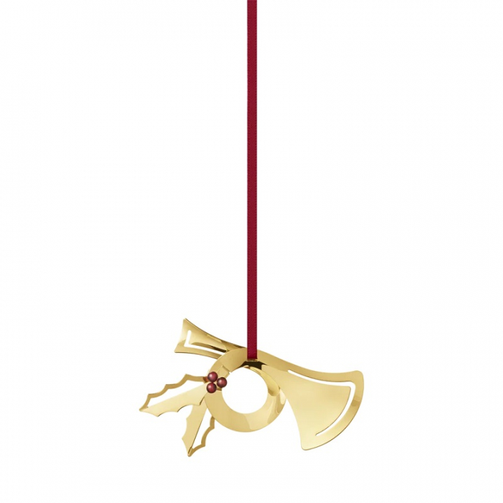 Georg Jensen 2026 Julklappsprydnad, Horn, 18KT guldpläterad mässing, 10021048 i gruppen INREDNING / Dekoration / Juldekorationer hos NordiskaDeko Djursholm (5713275276463)