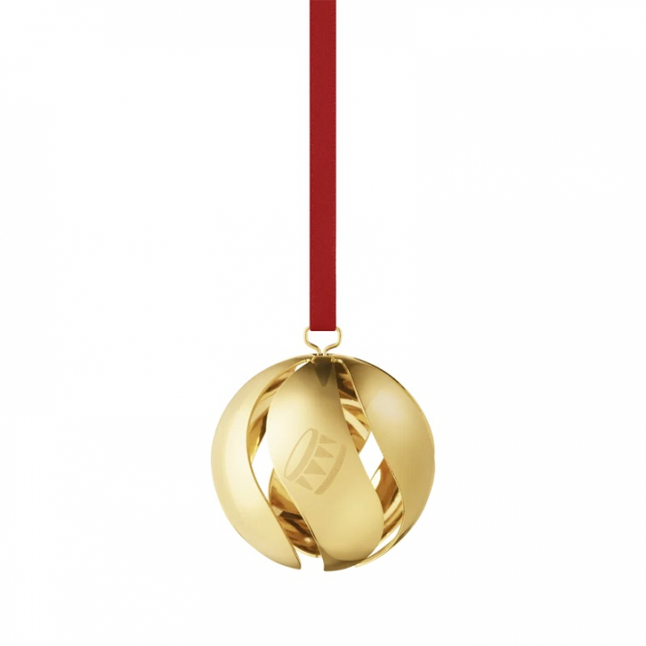 Georg Jensen Julkollektioner 2026 Boll, 18KT guldpläterad mässing - 10021064 i gruppen INREDNING / Dekoration / Juldekorationer hos NordiskaDeko Djursholm (5713275276746)