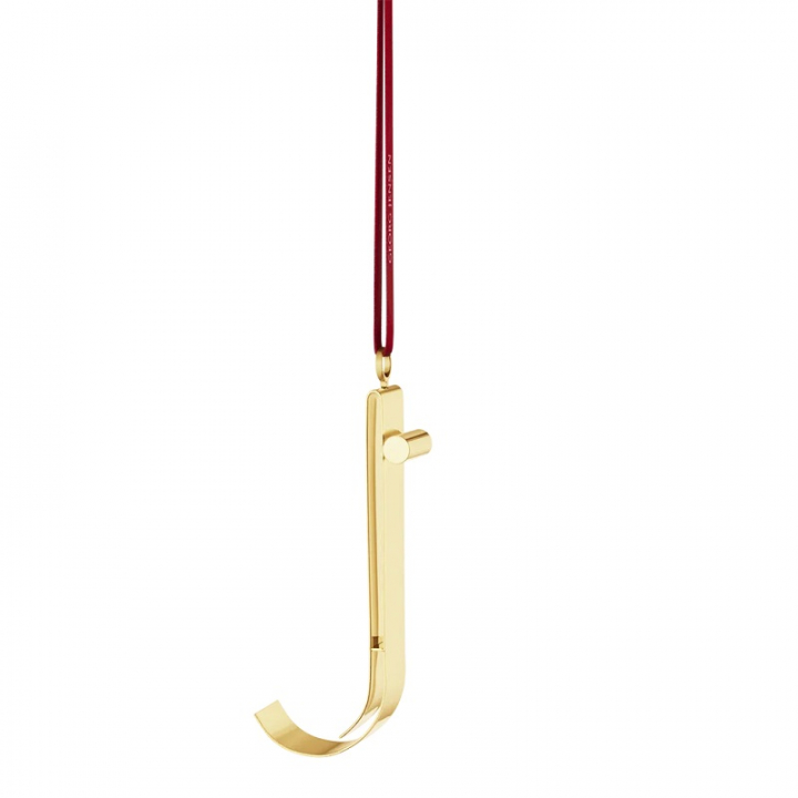 Georg Jensen 2026 CC Letter Ornament, J, 18KT guldpläterad mässing, 10021129J i gruppen INREDNING / Dekoration / Juldekorationer hos NordiskaDeko Djursholm (5713275278849)