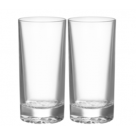 Orrefors Carat highball glas 35cl 2-pack Lena Bergström, 6590119 i gruppen SERVERING / Glas / Highballglas &tumblerglas hos NordiskaDeko Djursholm (7321646099726)