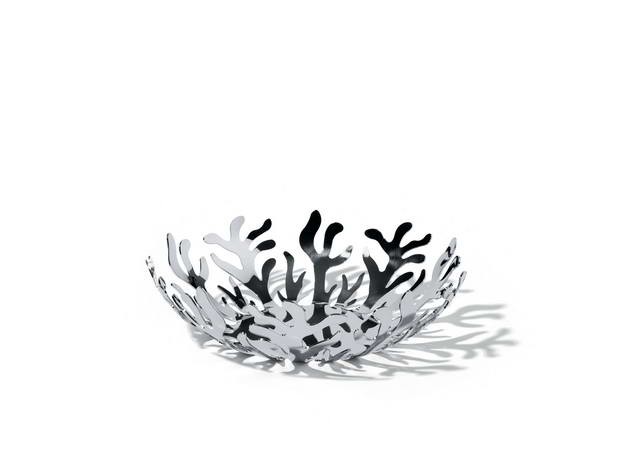 Alessi Mediterraneo Fruktkorg, rostfritt stål, 21 cm - ESI01/21 i gruppen SERVERING / Tallrikar / Frukostskålar hos NordiskaDeko Djursholm (8003299918911)