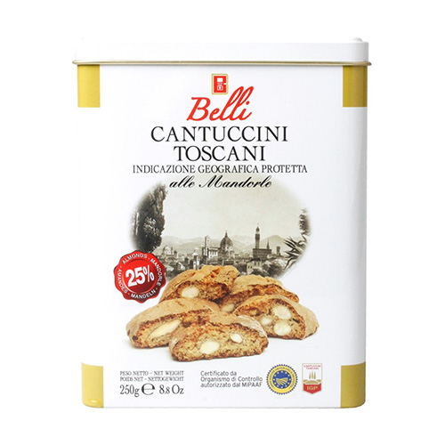 Biscottificio Belli Cantuccini 25% mandel Plåt,250 gr, 36-652053 i gruppen KÖK & DELI / Delikatesser hos NordiskaDeko Djursholm (8003655652053)