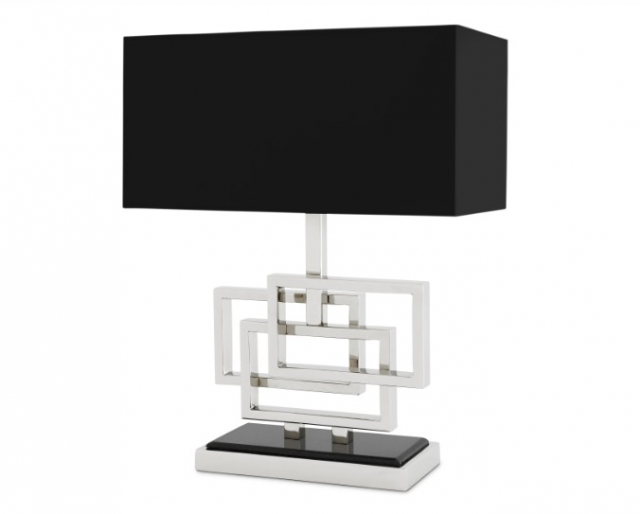 Bordslampa Windolf nickel, Eichholtz-109625