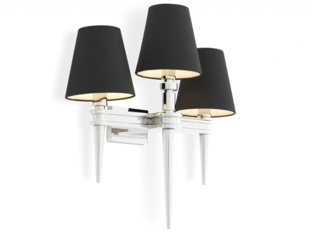 Vägglampan Waterloo Triple nickel, Eichholtz-110988