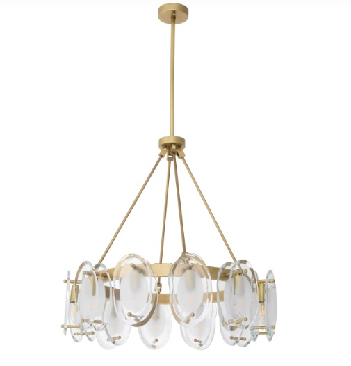 Ljuskrona Sublime, antik mässingsfinish, Eichholtz- 114592