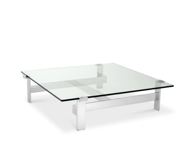 Soffbord Maxim, i polerad rostfritt stål, Eichholtz- 114766