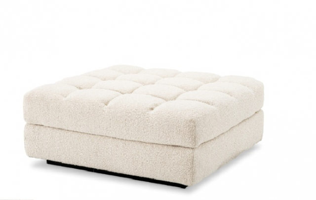 Ottoman Dean, bouclé kräm, Eichholtz- 115519