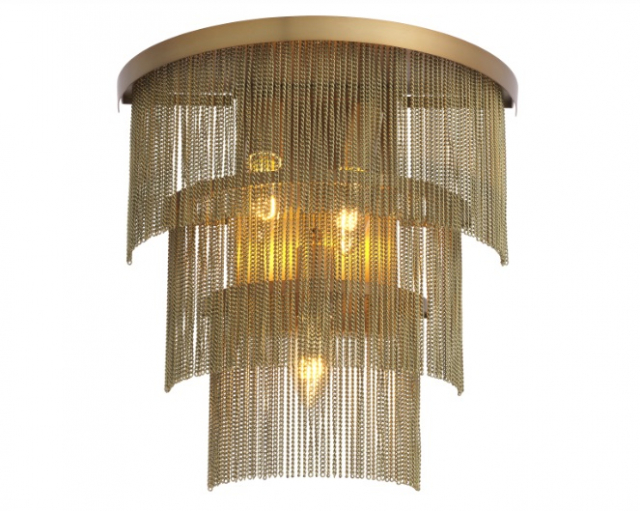 Tissot vägglampa mässing, Eichholtz-116459