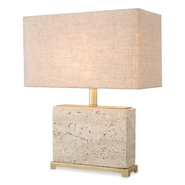 Bordslamp Newton S Travertine, Eichholtz- 116936