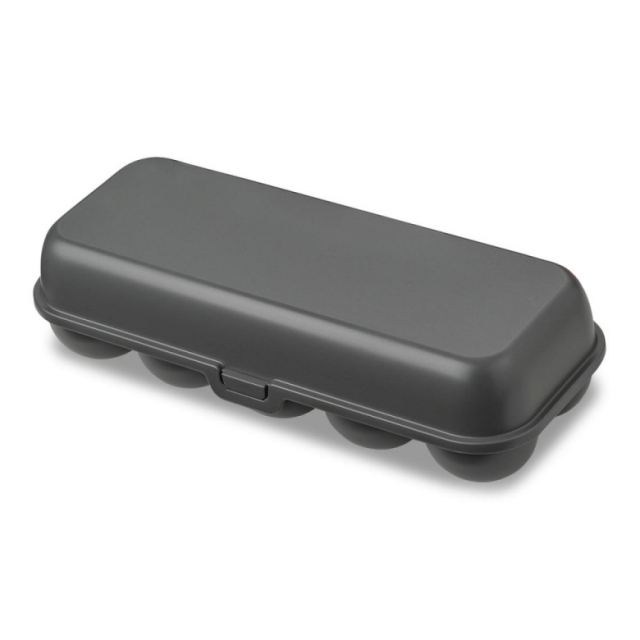 Koziol Eggs To Go Äggkartong för 10 ägg Mörkgrå, 7179701