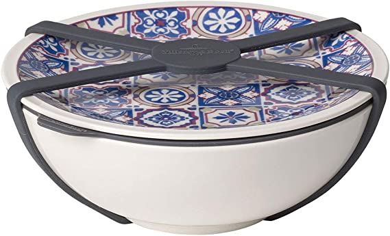 Villeroy & Boch To Go Indigo-skål M, premium porslin/silikon, 350 ml-338951
