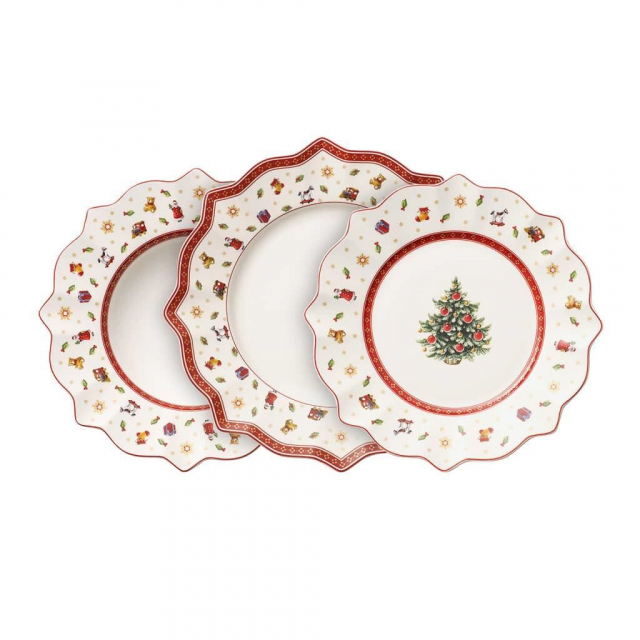 Set med 12 jultallrikar, Toy's Delight-339415