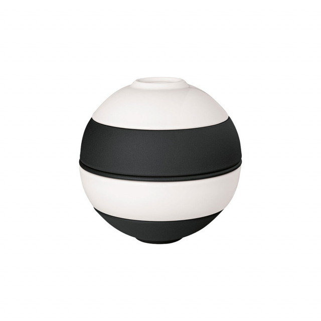 Villeroy & Boch - La petite Boule svart & vit, 14 x 14 cm, 1016669052
