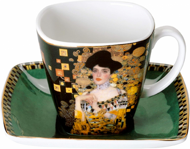 Goebel Espressokopp och fat Adele Bloch-Bauer av Gustav Klimt Design,  66884719