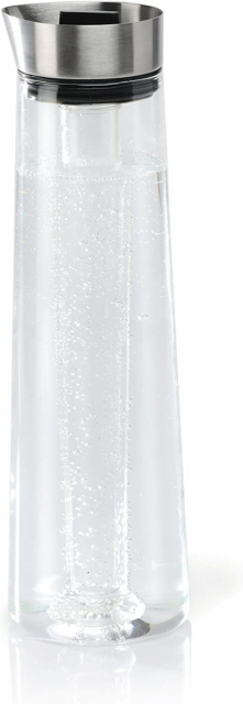 Blomus Acqua Cool vattenkaraff 1,2 liter med hällpip i rostfritt stål och kylpinne, 63478