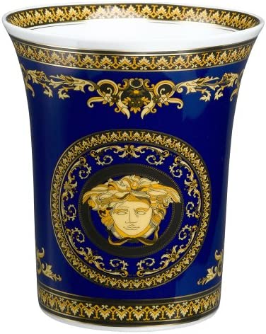 Versace by Rosenthal Medusa blå 18 cm vas-14091-409620