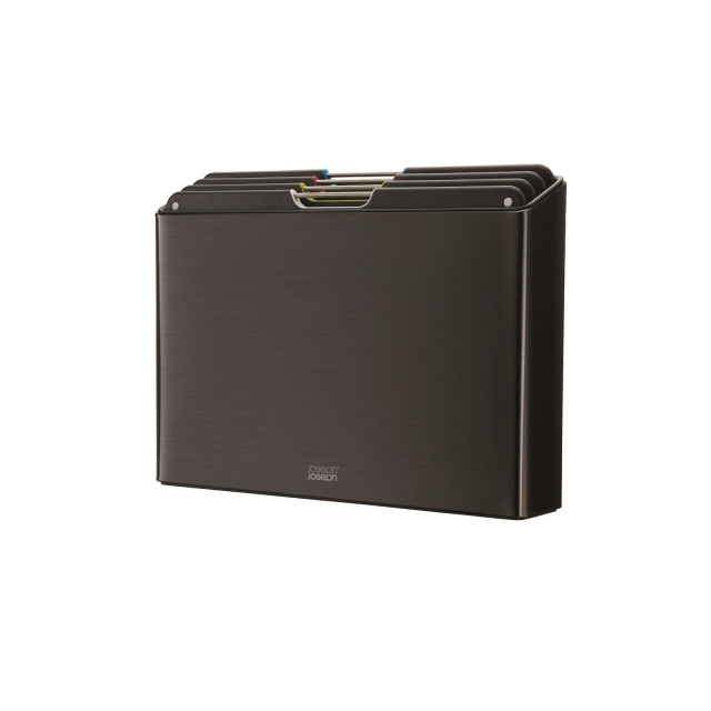Skärbräda Folio Steel Svart, Joseph Joseph -J60171