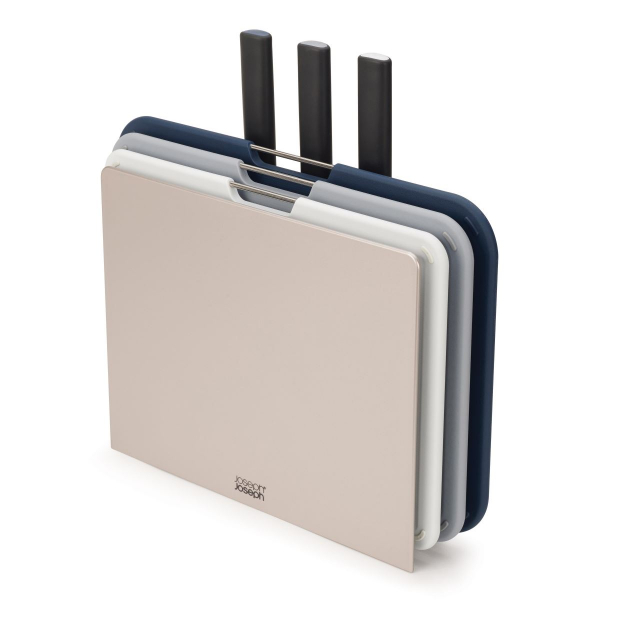 Set med 3 skärbrädor och 3 knivar, Joseph Joseph- J60194