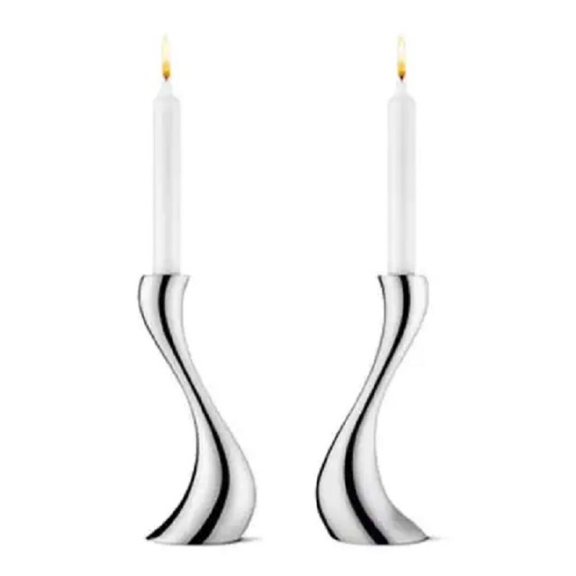Georg Jensen Cobra ljusstake medium  2-pack, 20 cm, 3586579