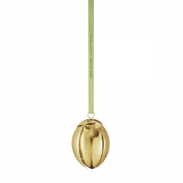 Georg Jensen 2024 Påskägg 18K guldpläterad SS, 10020319