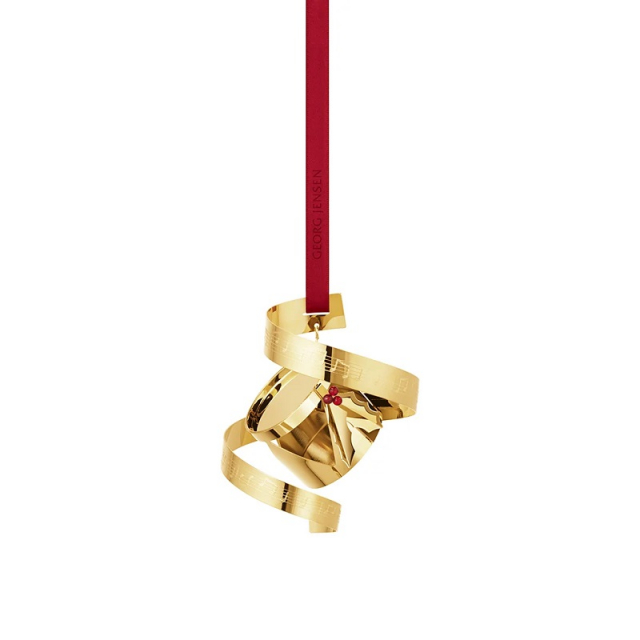 Georg Jensen CC 2026 Julmobiltrumma,, 18KT guldpläterad mässing, 10021046