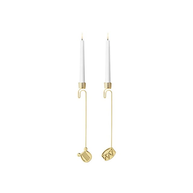 Georg Jensen Christmas Collectibles 2026 Ljusstakeset trumma och harpa,, 10021062