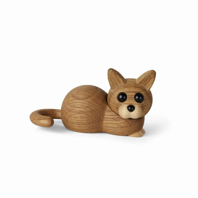 Spring Copenhagen Hope Kattunge Dekoration 15 cm Ek/Lönn, 2026-FSC