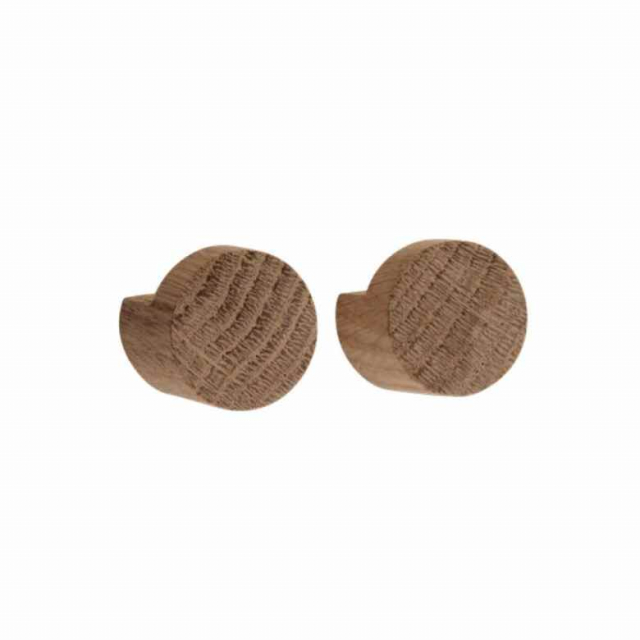 Ekta Living Wood Knot Knopp/Krok Small 2,8 cm Oljad Ek 2-pack, EK-WK196