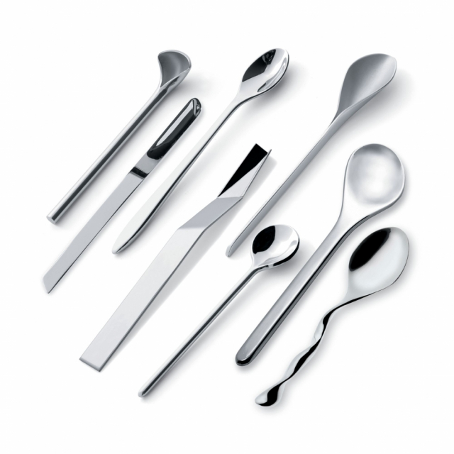 Set med 8 kaffeskedar - Alessi MSPOONSET