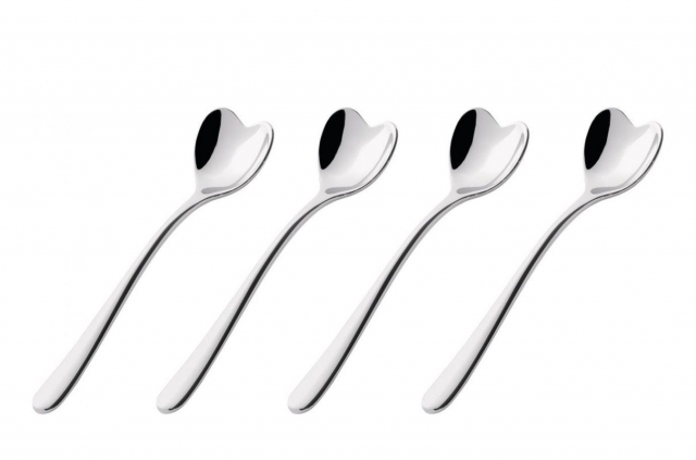 Set med 4 kaffeskedar, Alessi Big Love- AMMI08SET
