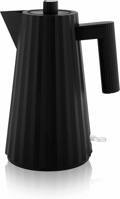 Vattenkokare Plisse, svart, 1.7 l- Alessi- MDL06 B
