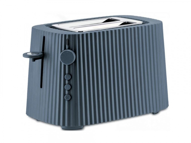 Plissé, brödrost, grå, Alessi- MDL08 G