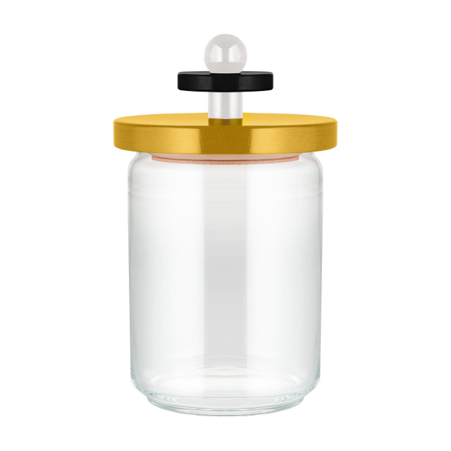Hermetisk glasburk med bokträlock, Alessi- ES16/75 1